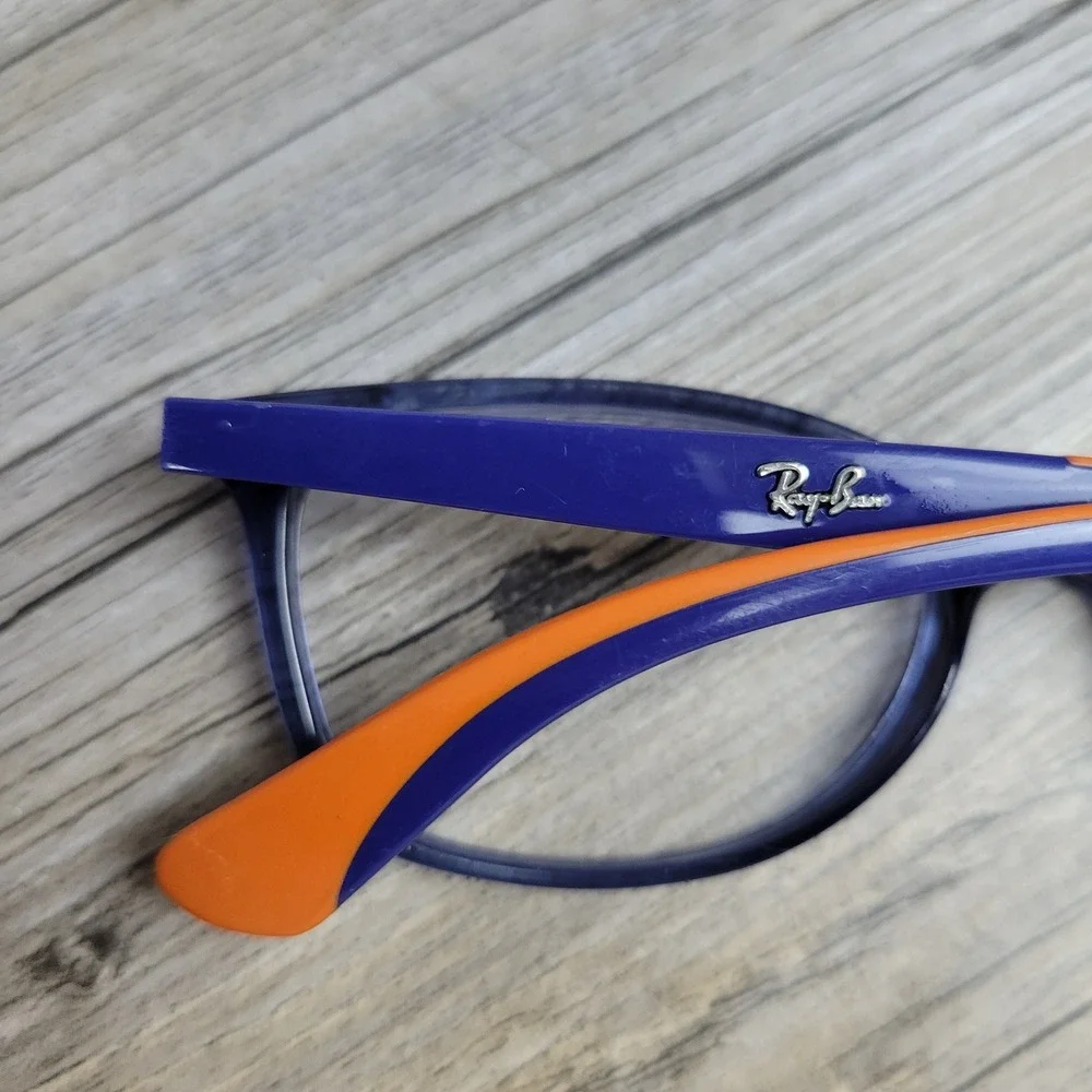Ray-Ban Eyeglasses RB1586 3775 Blue Orange Kids 49-16-130
